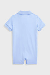 Short-Sleeve Cotton Interlock Novelty Bear Graphic Shortall